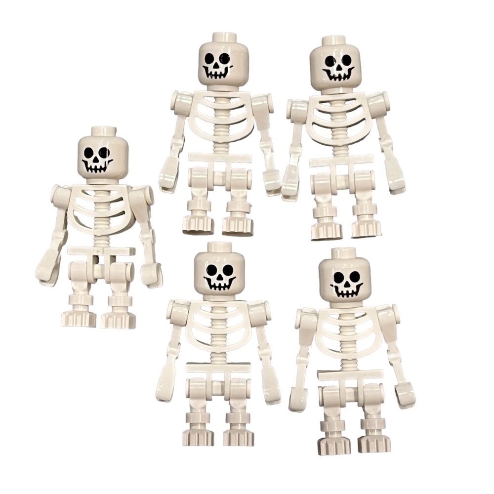 NEW LEGO Skeleton Minifigure Bundle of 5